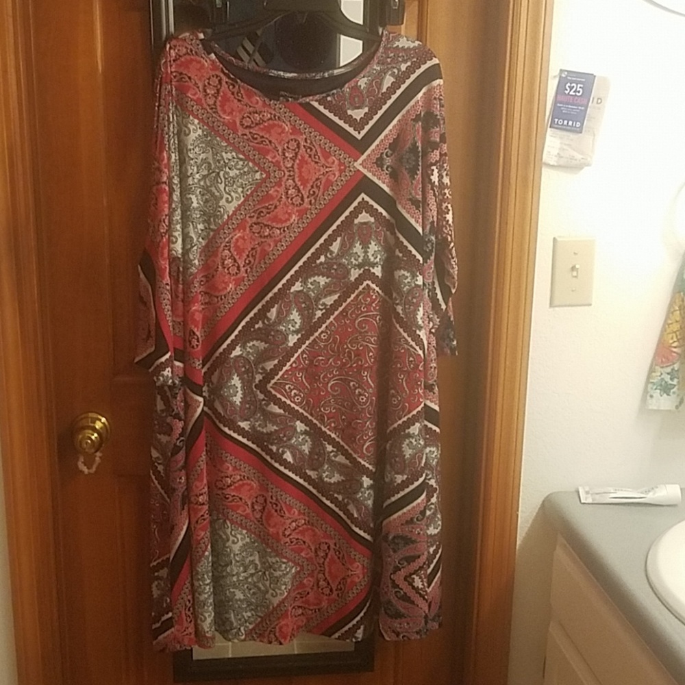 Pattern dress plus size